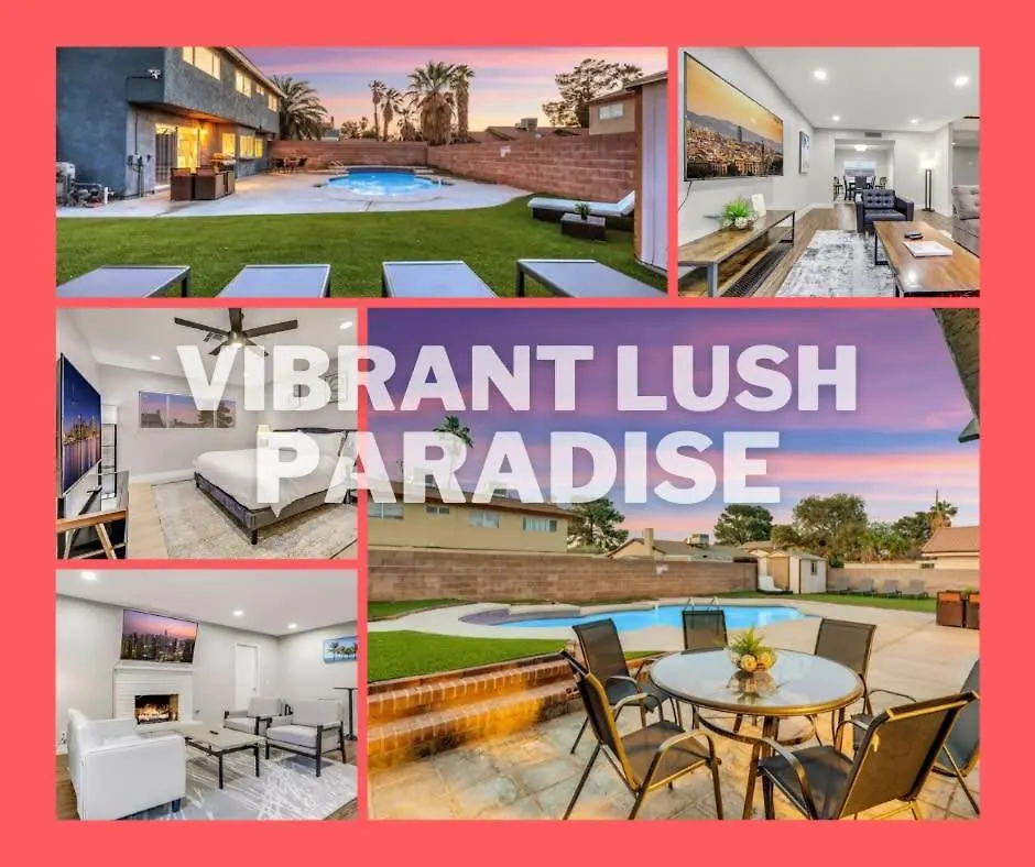 Nyaraló Newly Renovated Modern Oasis W Pool Mins To Strip Villa Las Vegas